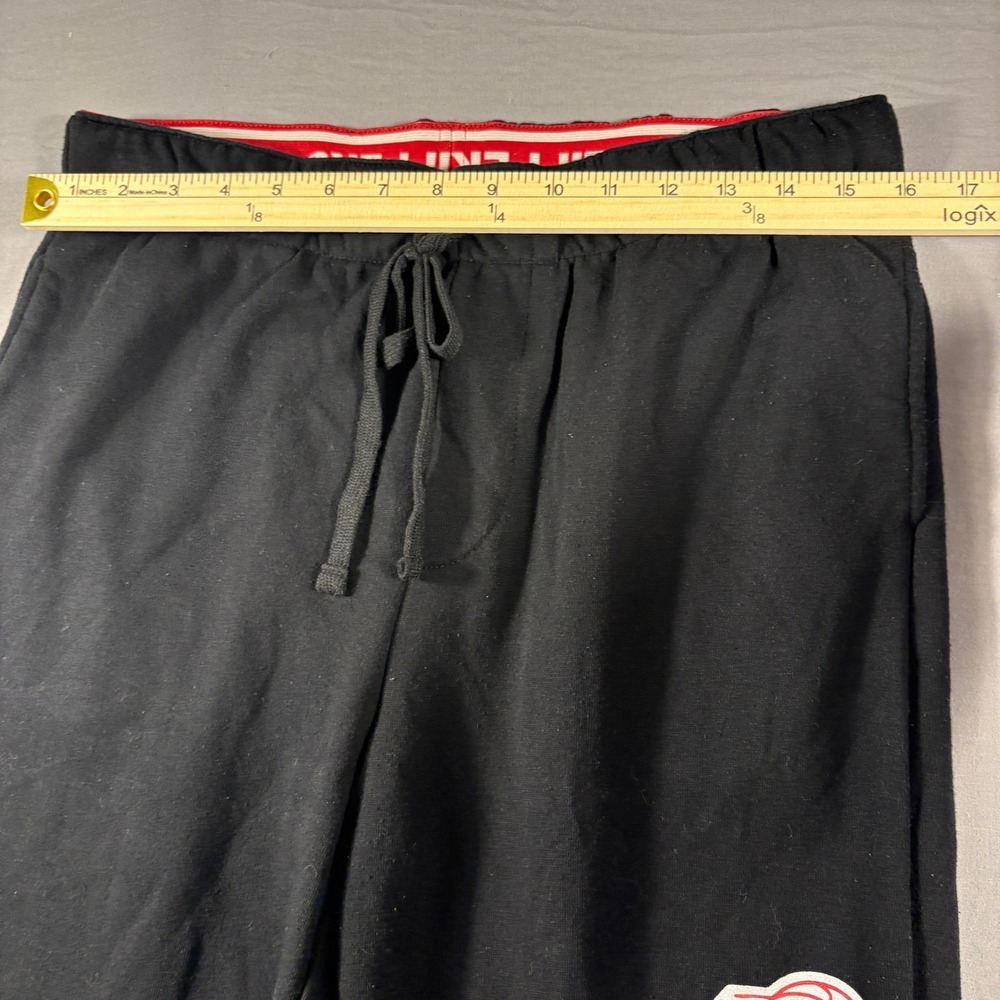 NBA Los Angeles Clippers Jogger Sweatpants  Black Fleece Cuffed Logo Medium - Picture 4 of 6
